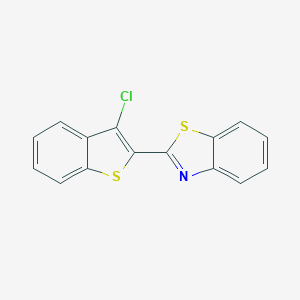 molecular formula C15H8ClNS2 B371222 2-(3-Chloro-1-benzothiophen-2-yl)-1,3-benzothiazole CAS No. 329903-12-0