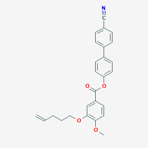 4'-Cyano[1,1'-biphenyl]-4-yl 4-methoxy-3-(4-pentenyloxy)benzoate