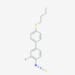 4-(Butylsulfanyl)-3'-fluoro-4'-isothiocyanato-1,1'-biphenyl
