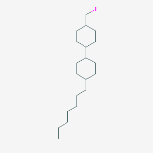 molecular formula C20H37I B371240 1-(4-Iodomethylcyclohexyl)-4-heptylcyclohexane 