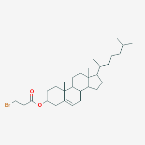 17-(1,5-dimethylhexyl)-10,13-dimethyl-2,3,4,7,8,9,10,11,12,13,14,15,16,17-tetradecahydro-1H-cyclopenta[a]phenanthren-3-yl 3-bromopropanoate
