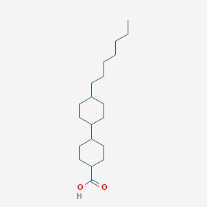 4'-Heptyl-1,1'-bi(cyclohexane)-4-carboxylic acid