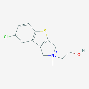 7-chloro-2-(2-hydroxyethyl)-2-methyl-2,3-dihydro-1H-[1]benzothieno[2,3-c]pyrrol-2-ium