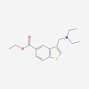 molecular formula C16H21NO2S B371254 Ethyl 3-[(diethylamino)methyl]-1-benzothiophene-5-carboxylate 