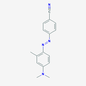 molecular formula C16H16N4 B371258 4-{[4-(Dimethylamino)-2-methylphenyl]diazenyl}benzonitrile 