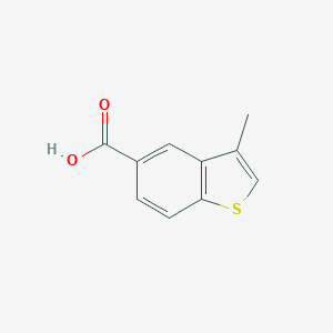 molecular formula C10H8O2S B371267 3-Methyl-1-benzothiophene-5-carboxylic acid CAS No. 19404-24-1