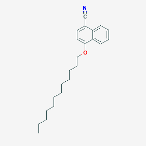 molecular formula C23H31NO B371272 4-(Dodecyloxy)-1-naphthonitrile 