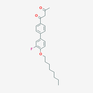 1-[3'-Fluoro-4'-(octyloxy)[1,1'-biphenyl]-4-yl]-1,3-butanedione