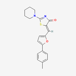 5-{[5-(4-methylphenyl)-2-furyl]methylene}-2-(1-piperidinyl)-1,3-thiazol-4(5H)-one