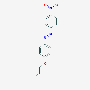 molecular formula C16H15N3O3 B371277 1-[4-(3-Butenyloxy)phenyl]-2-{4-nitrophenyl}diazene 