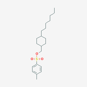 molecular formula C21H34O3S B371278 (4-Heptylcyclohexyl)methyl 4-methylbenzenesulfonate 