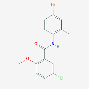 N-(4-bromo-2-methylphenyl)-5-chloro-2-methoxybenzamide