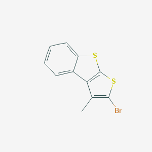 molecular formula C11H7BrS2 B371287 2-Bromo-3-methylthieno[2,3-b][1]benzothiophene 