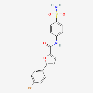 5-(4-bromophenyl)-N-(4-sulfamoylphenyl)furan-2-carboxamide