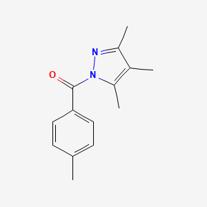 3,4,5-trimethyl-1-(4-methylbenzoyl)-1H-pyrazole