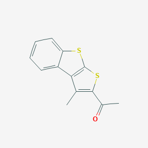 molecular formula C13H10OS2 B371295 1-(3-Methylthieno[2,3-b][1]benzothien-2-yl)ethanone 