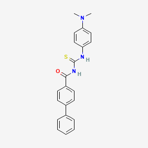 N-{[4-(dimethylamino)phenyl]carbamothioyl}biphenyl-4-carboxamide