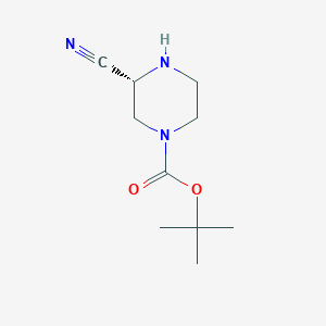 B037132 (R)-tert-Butyl 3-cyanopiperazine-1-carboxylate CAS No. 1217791-74-6