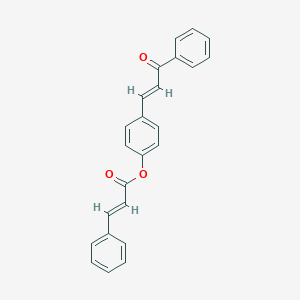 molecular formula C24H18O3 B371323 4-[(1E)-3-氧代-3-苯基丙-1-烯-1-基]苯基(2Z)-3-苯基丙-2-烯酸酯 CAS No. 331459-99-5