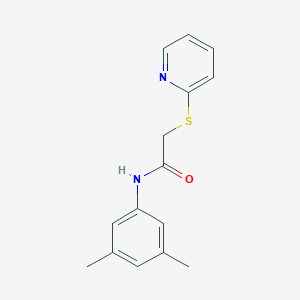 N-(3,5-dimethylphenyl)-2-(2-pyridylthio)acetamide