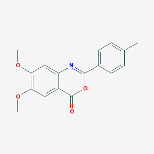 6,7-dimethoxy-2-(4-methylphenyl)-4H-3,1-benzoxazin-4-one