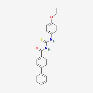 N-[(4-ethoxyphenyl)carbamothioyl]biphenyl-4-carboxamide