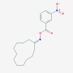 molecular formula C19H26N2O4 B371347 1-{[(3-Nitrobenzoyl)oxy]imino}cyclododecane CAS No. 329079-54-1