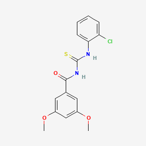 N-[(2-chlorophenyl)carbamothioyl]-3,5-dimethoxybenzamide