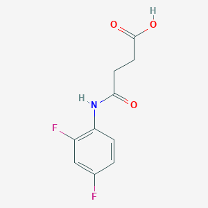 molecular formula C10H9F2NO3 B371357 4-(2,4-Difluoroanilino)-4-oxobutanoic acid CAS No. 193952-12-4