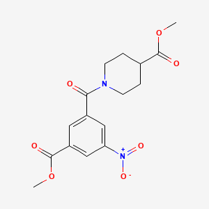 methyl 1-[3-(methoxycarbonyl)-5-nitrobenzoyl]-4-piperidinecarboxylate