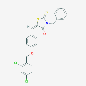 3-Benzyl-5-(4-(2,4-dichloro-benzyloxy)-benzylidene)-2-thioxo-thiazolidin-4-one