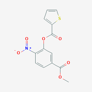 5-(Methoxycarbonyl)-2-nitrophenyl 2-thiophenecarboxylate