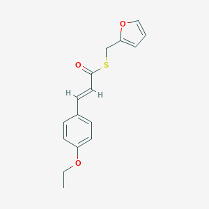 molecular formula C16H16O3S B371390 S-(2-furylmethyl) 3-(4-ethoxyphenyl)-2-propenethioate CAS No. 297149-98-5