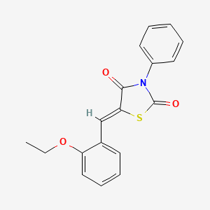 5-(2-ethoxybenzylidene)-3-phenyl-1,3-thiazolidine-2,4-dione