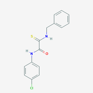 2-(benzylamino)-N-(4-chlorophenyl)-2-thioxoacetamide