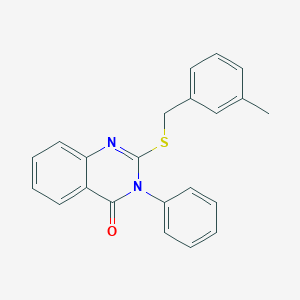 2-{[(3-Methylphenyl)methyl]sulfanyl}-3-phenyl-3,4-dihydroquinazolin-4-one