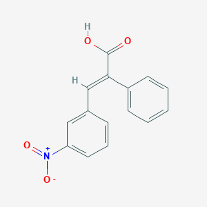 molecular formula C15H11NO4 B371455 3-Nitro-alpha-phenylcinnamic acid CAS No. 22161-41-7