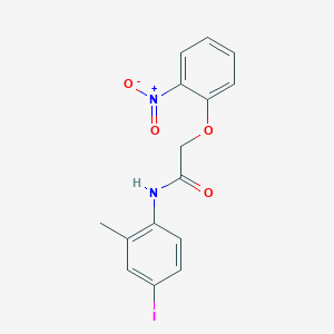 N-(4-iodo-2-methylphenyl)-2-(2-nitrophenoxy)acetamide