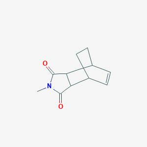 molecular formula C11H13NO2 B371457 4-Methyl-4-azatricyclo[5.2.2.02,6]undec-8-ene-3,5-dione CAS No. 92469-58-4