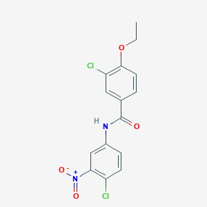 3-chloro-N-(4-chloro-3-nitrophenyl)-4-ethoxybenzamide