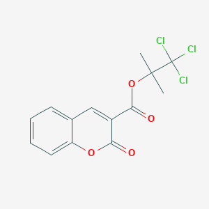 2,2,2-trichloro-1,1-dimethylethyl 2-oxo-2H-chromene-3-carboxylate