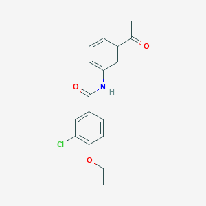 N-(3-acetylphenyl)-3-chloro-4-ethoxybenzamide