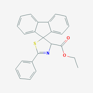 4-ethoxycarbonyl-2-phenyl-4,5-dihydrospiro[1,3-thiazole-5,9'-(9'H)-fluorene]