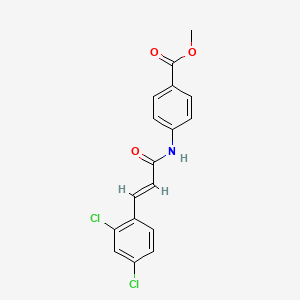 methyl 4-{[3-(2,4-dichlorophenyl)acryloyl]amino}benzoate