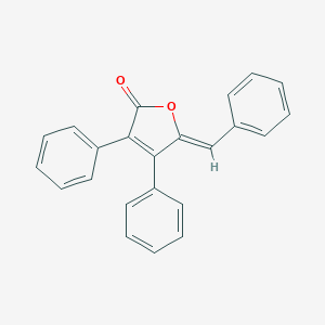 molecular formula C23H16O2 B371476 5-benzylidene-3,4-diphenyl-2(5H)-furanone 