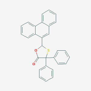 molecular formula C29H20O2S B371483 2-(9-Phenanthryl)-4,4-diphenyl-1,3-oxathiolan-5-one 