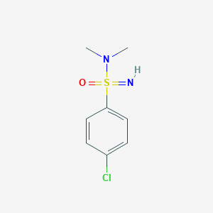 N-[(4-chlorophenyl)sulfonimidoyl]-N-methylmethanamine