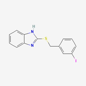 2-[(3-iodophenyl)methylsulfanyl]-1H-benzimidazole