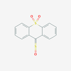 molecular formula C13H8O3S2 B371490 9-sulfinyl-9H-thioxanthene 10,10-dioxide 