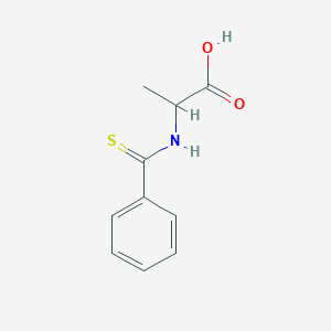 molecular formula C10H11NO2S B371498 N-benzothioylalanine CAS No. 2584-86-3